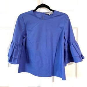 Marled reunited women’s top blouse bell sleeve